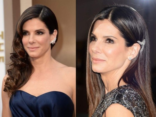 Menos es más. Es poco probable que Sandra Bullock aparezca con joyas llamativas, pero esto no signifique que no las use. Estilos vintage en tocados del cabello o un sofisticado diseño de ear cuff en diamantes