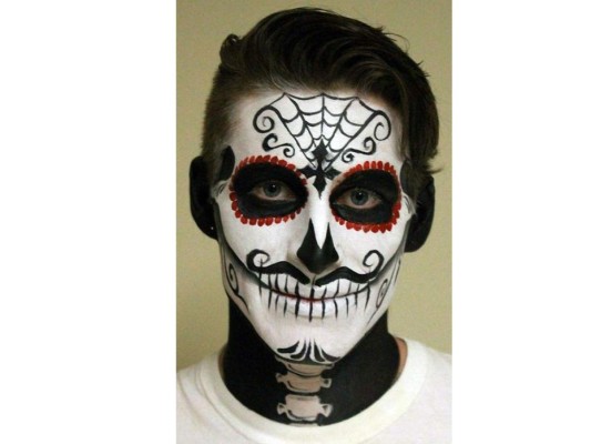 Ideas para maquillaje de calavera para el día de muertos