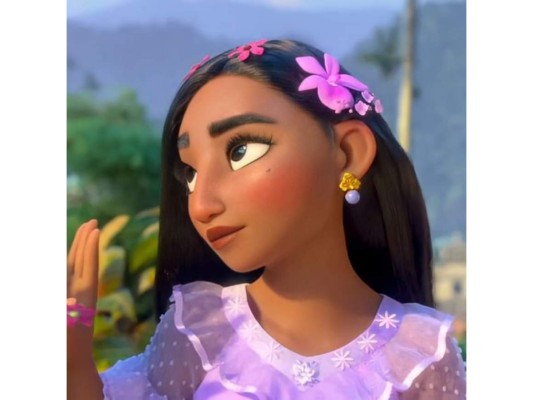 La flor nacional de Colombia es la flor de mayo, perteneciente a la familia de las orquídeas, y según el arte conceptual es por eso que Isabela las lleva bordadas en el escote de su vestimenta y hasta lleva una colgada en su cabello. Sus movimientos están inspirados en Rapunzel de Enredados.