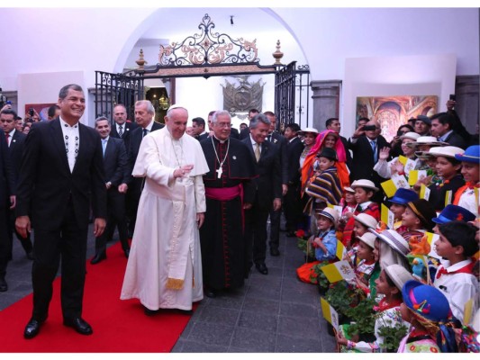 Visita del Papa Francisco a Ecuador