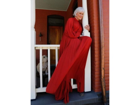 Glenn Close<br/> La actriz nominada eligió un vestido largo por Oscar de la Renta.<br/>