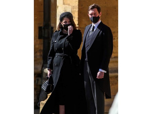 Beatrice de York y Edoardo Mapelli Mozzi (Photo by Steve Parsons / POOL / AFP)