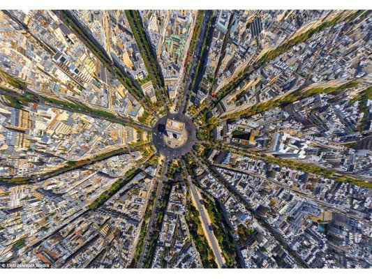 Grandes ciudades vistas desde el cielo