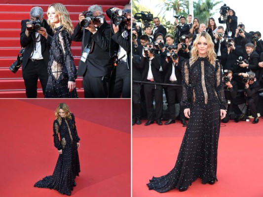 Vanessa Paradis en un diseño con volantes de Elie Saab