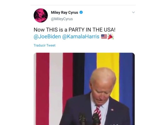 ¡Así celebraron los famosos el triunfo de Joe Biden!