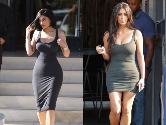 Los looks similares de Kylie Jenner y Kim Kardashian