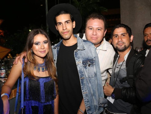 Paola Mazariegos, Alejandro Zelaya, Danilo Rosado y Jabdiel Valladares