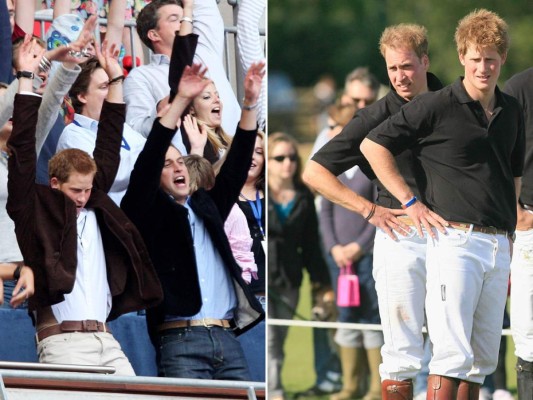 Los momentos más adorables de Harry y William a través de los años