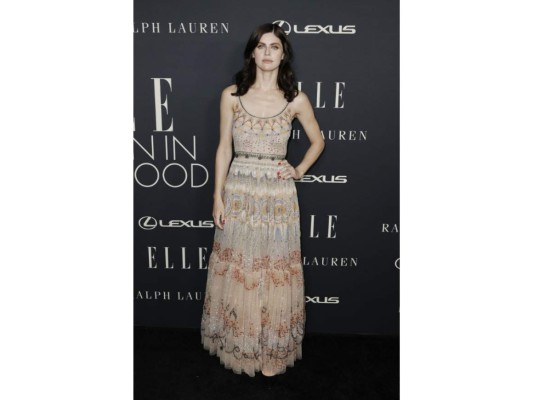 Alexandra Daddario en Christian Dior.