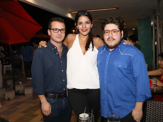 Federico Lang, Carmen Danzilo y Jurek Jablonicky (foto: Héctor Hernández)