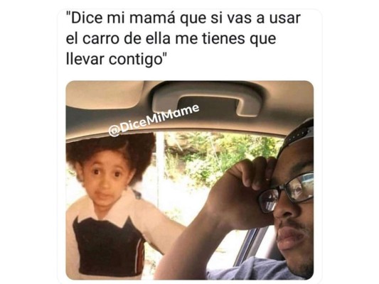 'Dice mi mamá' el meme de Cardi B