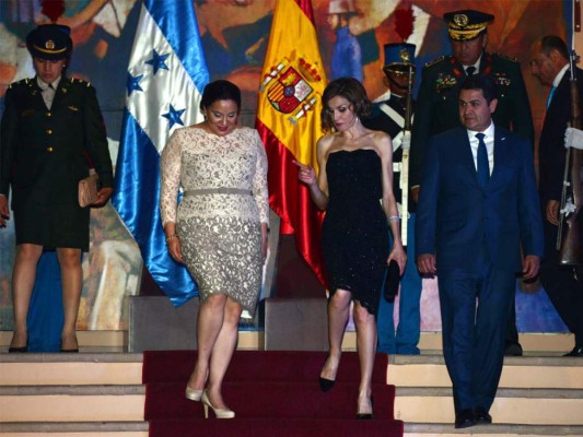 Honduras: Una cena con Letizia en Casa de Gobierno