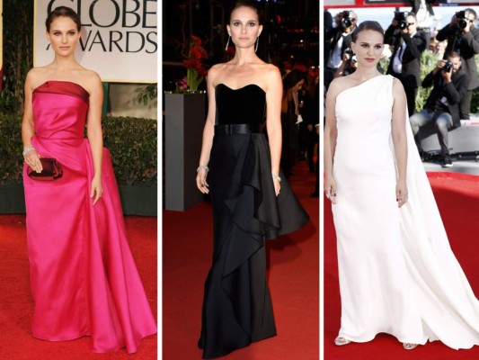 El estilo de Natalie Portman en la alfombra roja