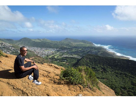 En el cráter de Koko Head en 2015