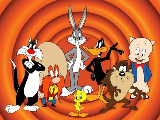 Loony Tunes<br/>El mejor éxito en series animadas de la compañía Warner Bros, en conjunto se llamaba Loony Tunes pero a su vez contaba con sus personajes independientes Bugs Bunny (1940), Porky, Pato Lucas (1937), Piolín y Silvestre, El gallo Claudio ,Taz, Speedy González, El Coyote y el Correcaminos (1949).