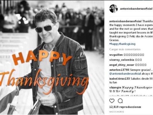 Así celebraron Thanksgiving los famosos