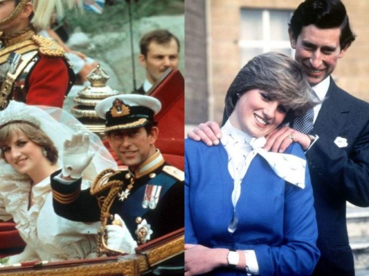 Diana y Carlos<br/>Una historia que no tuvo un final feliz. Lady Di conoció al príncipe Carlos de Inglaterra cuando era una adolescente. Carlos quien era trece años mayor que Diana, comentó a su amigo que la quería como esposa, pero no la amaba. Fue así como un 24 de febrero de1981 Carlos presentó a Diana ante los medios de comunicación como su prometida.
