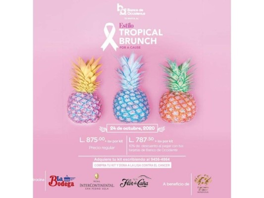 ¡Revista Estilo y Banco de Occidente presentan Tropical Brunch for a Cause 2020!