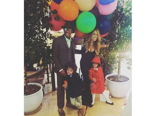 Nick Cannon y Mariah Carey se reunieron para pasar la festividad junto a sus hijos Moroccan y Monroe