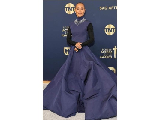 Jada Pinkett Smith vistiendo un diseño vintage de Gareth Pugh.