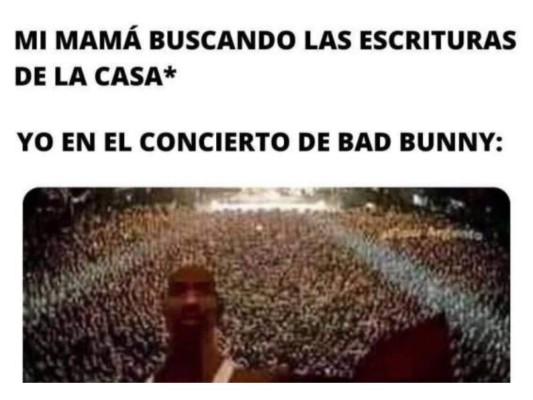 Los mejores memes del concierto de Bad Bunny en Honduras