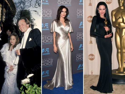 La transformación de Angelina Jolie en la alfombra roja