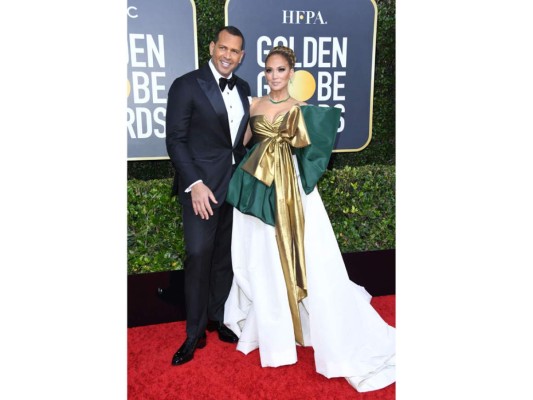 BEVERLY HILLS, CALIFORNIA - JANUARY 05: (L-R) Alex Rodriguez and Jennifer Lopez attend the 77th Annual Golden Globe Awards at The Beverly Hilton Hotel on January 05, 2020 in Beverly Hills, California. Jon Kopaloff/Getty Images/AFP<br/><br/>== FOR NEWSPAPERS, INTERNET, TELCOS & TELEVISION USE ONLY ==<br/><br/>