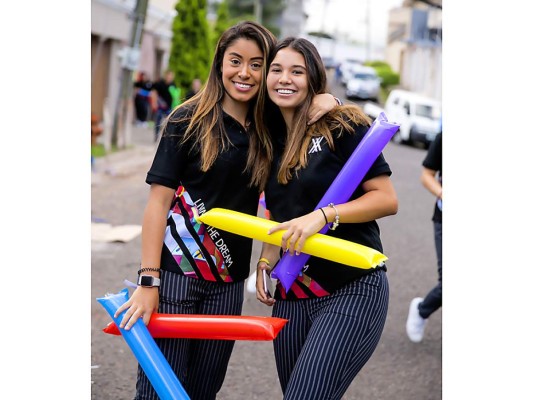 La entrance de los Seniors 2020 de la Escuela Americana