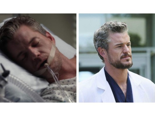 Mark Sloan<br/>El gran amor de Lexie, el cirujano plástico, es otra de las víctimas que cobró el accidente de avión de la octava temporada. Después de acompañar a su amada en sus últimos momentos él también se desploma cayendo posteriormente en un coma el cual mantuvo por 112 días, al final de esto tuvo que ser desconectado; los seguidores de la trama tristemente tuvieron que decirle que adiós al guapo Mark.<br/>