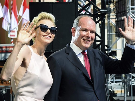 Charlene y Alberto de Mónaco