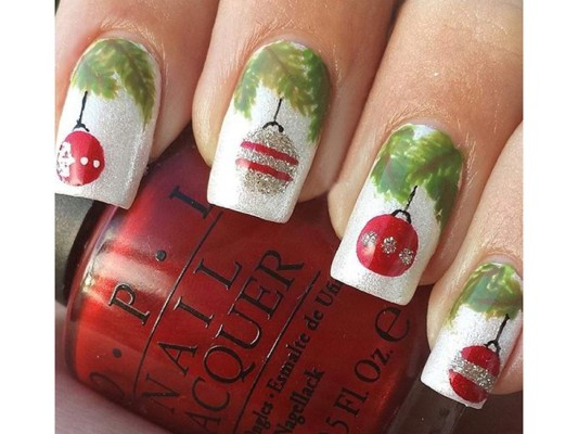 El turno de las uñas en navidad