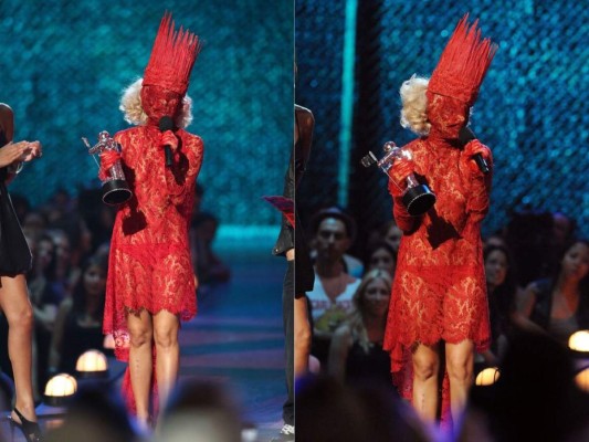 Todos pensaron que este era el look más loco de Lady Gaga en 2009. No sabían que sólo era el comienzo.