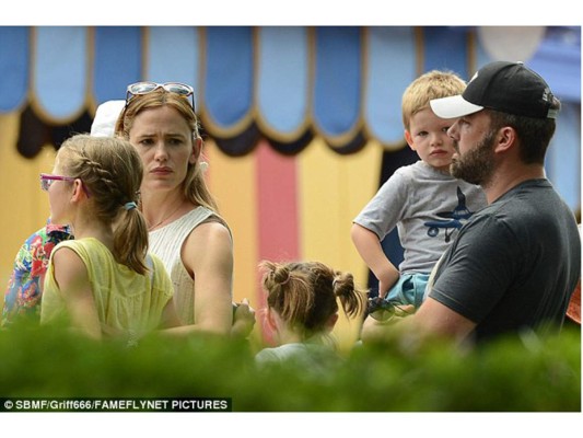 Tenso fin de semana para Jennifer Garner y Ben Affleck en Disney World