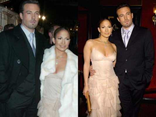 Siendo Bennifer asistieron a numerosos eventos de cine juntos y para Maid in Manhattan destacaron con gran elegancia. López usó un vestido con revuelos Yves Saint Laurent y el actor la acompañó con un traje que combinó con camisa lavanda.