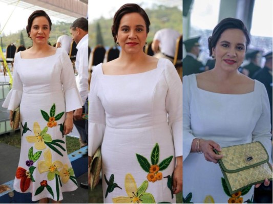 El vestido de la primera dama Ana García de Hernández