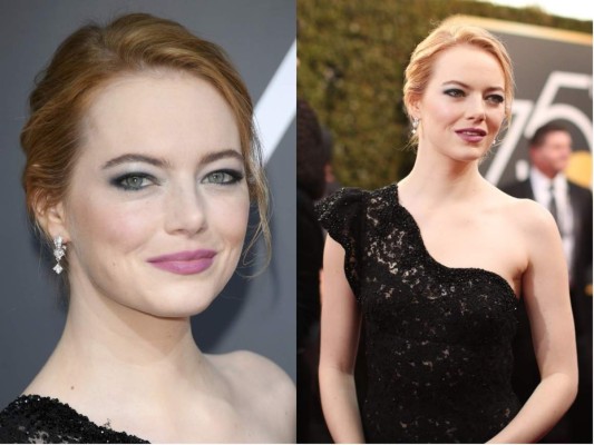 ¿Porque Emma Stone se maquillo así Golden Globes?