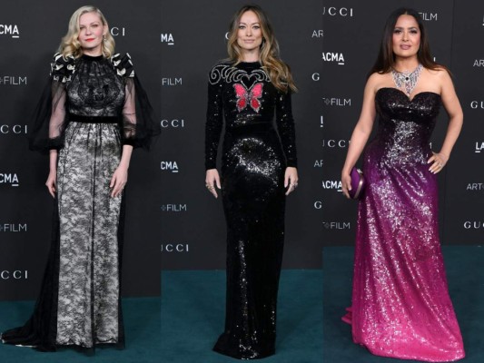 Luego del desfile en Hollywood Boulevard, Gucci se volvió el anfitrión de la gala Art + Film en Los Angeles County Museum of Art (LACMA). A continuación te dejamos los looks de 9 elegantes famosas que lucieron espectaculares en la carpet.