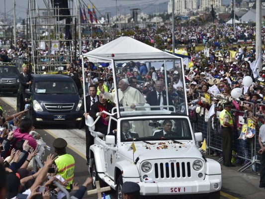 Visita del Papa Francisco a Ecuador