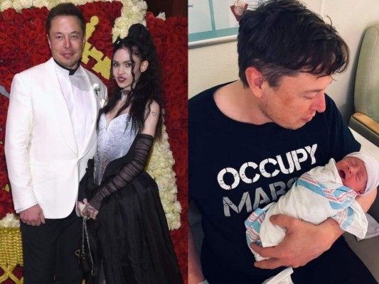 Grimes y Elon Musk<br/>La cantante y el empresario le dieron la bienvenida a su primer hijo, X Æ A-12 Musk. Sí, ese nombre es muy raro.<br/>