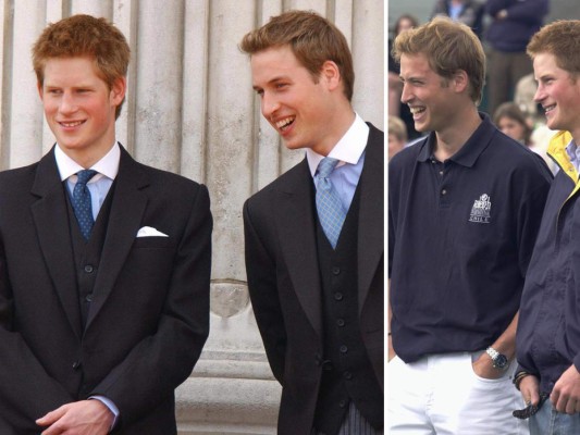 Los momentos más adorables de Harry y William a través de los años