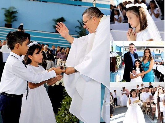 Estudiantes de Macris School realizan su primera comunión