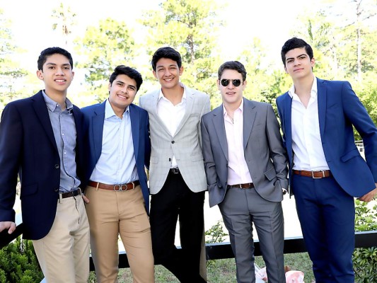 Juan Agüero, Lorenzo Aplicano, Thiago Vásquez, Roberto López y Carlos Ávila.