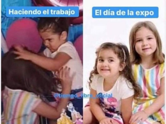 Mejores memes de las dos niñas peleando por soplar la velita