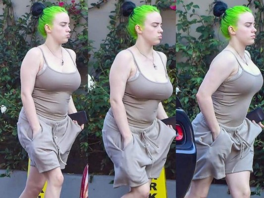 Billie eilish on sale sin ropa holgada