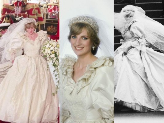 La princesa Diana de Gales ha sido un icono en lo que a moda se refiere con todos sus looks muy atrevidos y poco usuales para la realeza, siendo el vestido de novia que utilizó en su boda con el príncipe Charles uno de los más memorables. Aquí unos datos curiosos de su espectacular atuendo.
