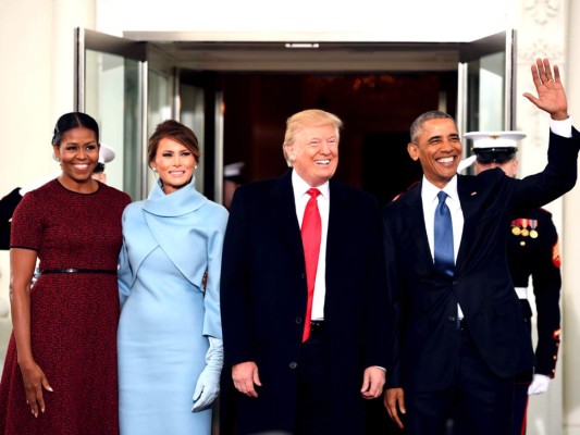 Obama recibe a Trump en la Casa Blanca