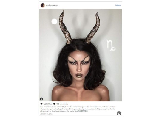 Instagrammer crea el maquillaje de cada signo zodiaco