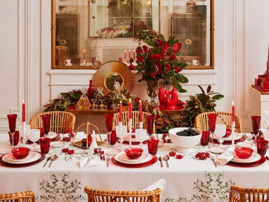 Consejos para decorar la mesa en Navidad