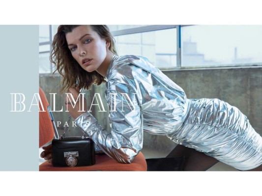 BALMAIN con Milla Jovovich