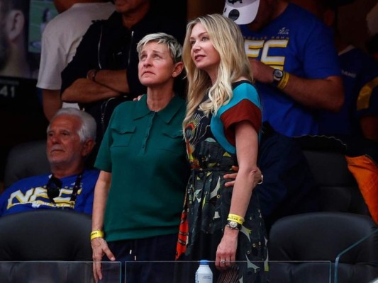 Ellen DeGeneres y Portia de Rossi.